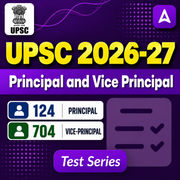 UPSC Principal and Vice Principal 2026 -27 Mock Test