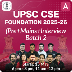 UPSC CSE FOUNDATION 2025-26 | Online Coaching Live Batch 2 based on the Latest Exam Pattern by Adda247 IAS