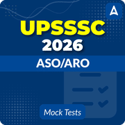 UPSSSC ASO/ARO 2026 Mock Test