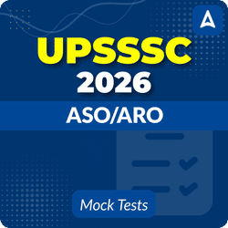 UPSSSC ASO/ARO 2026 Mock Test