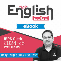 English Edge ebook for IBPS Clerk Exam 2024 by Adda247
