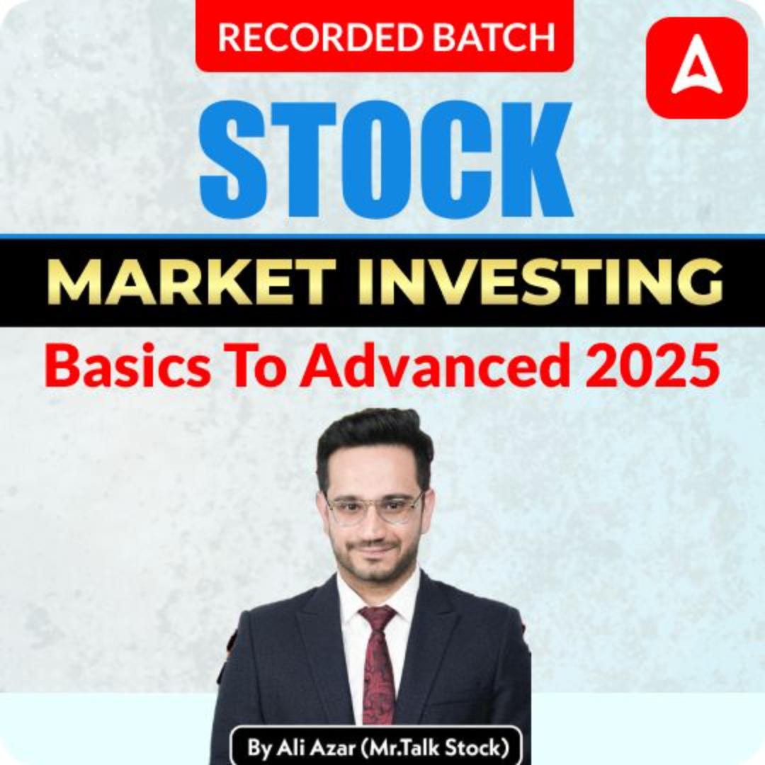 Stock Market Investing Basics to Advanced 2025|Complete Recorded Video Course by Adda247