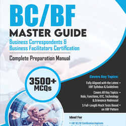 BC/BF (Business Correspondents/Business Facilitators)| MASTER GUIDE  | 3500+ MCQs (English Printed Edition)By Adda247