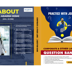 CA Intermediate Corporate and Other Law Practice Books By CA Adarsh Joshi