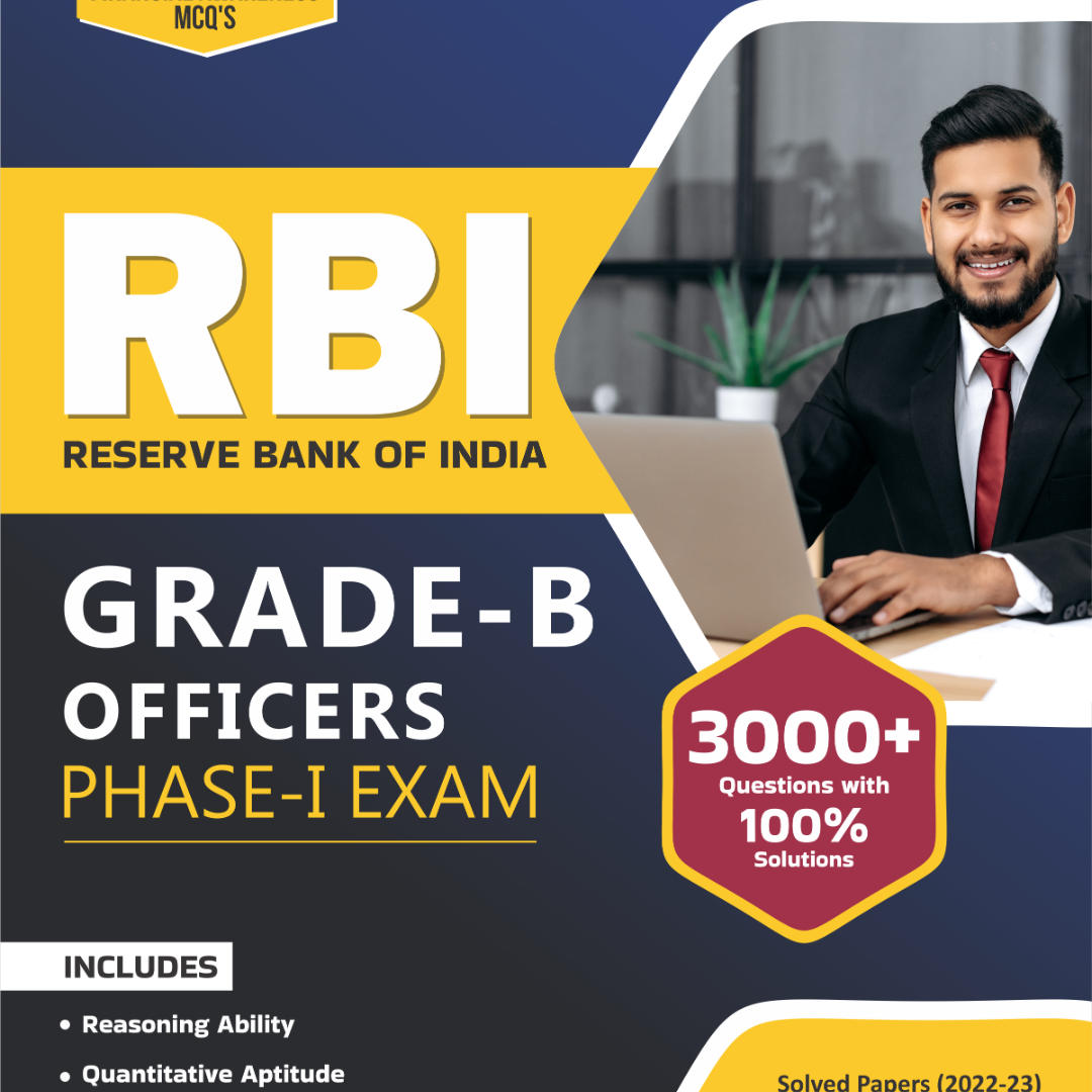 RBI Grade-B Officers Phase-I Exam 2025 (English Printed Edition) By Adda247