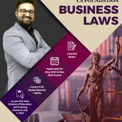 CA Foundation Business Law Books By CA Adarsh Joshi