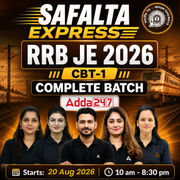 Safalta Express : RRB JE (CBT-1) | Complete Batch Live | Hinglish Online Live Classes By Adda247