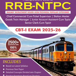A Comprehensive Guide For RRB NTPC CBT 1 Exam 2025-26 (English Printed Edition) by Adda247