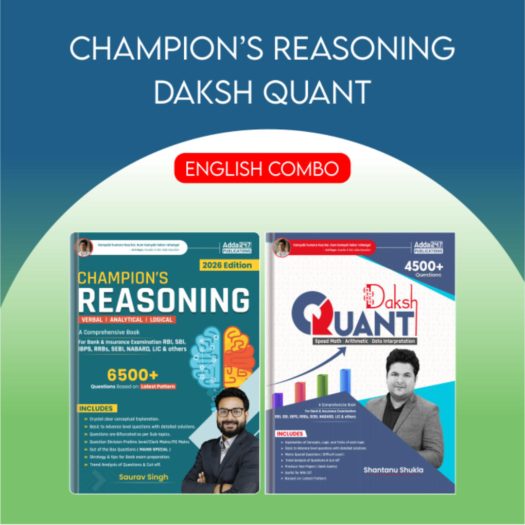 Combo Of Daksh Quant & Champion's Reasoning 3.0 (English Printed Edition) By Adda247