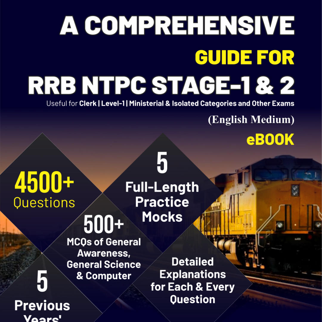 A Comprehensive Guide for RRB NTPC, Group D, ALP & Others Exams 2024 English Edition eBook (NTPC Special) By Malayalam