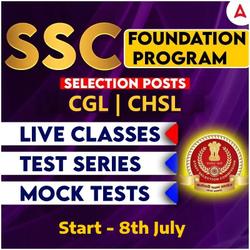 SSC Foundation Batch | Online Live Classes by Adda 247