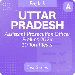 Uttar Pradesh Assistant Prosecution Officer UPPSC APO 2024 Mock Test Series in English by Adda247