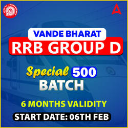 Vande Bharat RRB Group D Special 500 Batch | Online Live Classes by Adda 247