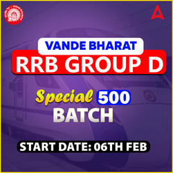 Vande Bharat RRB Group D Special 500 Batch | Online Live Classes by Adda 247