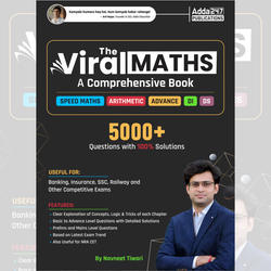 The Viral Maths A Comprehensive Book | 5000+ Questions with Solution ( English Printed Edition)  AE & JE By Adda247
