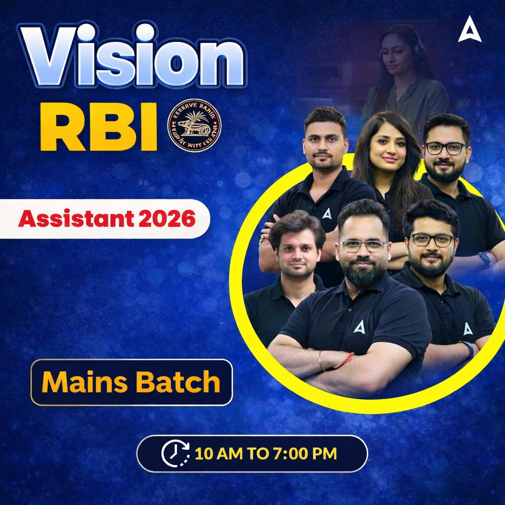 Vision RBI Assistant 2026 Mains Batch | Online Live Classes by Adda 247