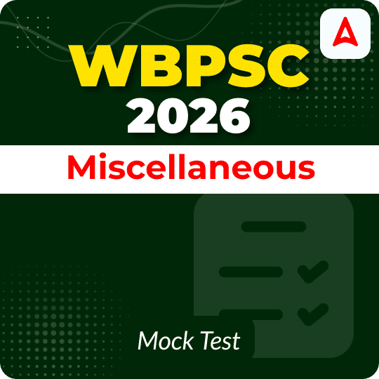 WBPSC Miscellaneous 2026 Mock Test
