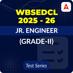 WBSEDCL JE (Grade-II) Mock Test 2025
