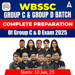WBSSC Group C & Group D Batch | Complete Preparation Of Group C & D Exam 2025 | Online Live Class By Adda247