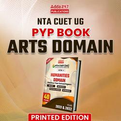 NTA CUET Arts Domain PYQ Book (Previous Year Questions Book) | Printed Edition by Adda247
