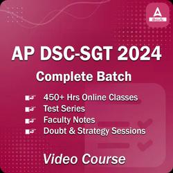 AP DSC SGT 2024 Complete Batch | Video Course by Adda 247