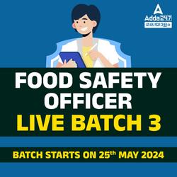 Food Safety Officer Batch 2024 | Online Live Classes by Adda 247