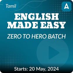 ENGLISH MADE EASY Batch in Tamil Online Live Classes By Adda247