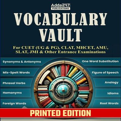 A Complete Book on Vocabulary - Vocabulary Vault | Printed Edition By Careers Adda