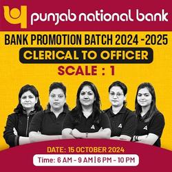 Bank Promotion Batch 2024-25 | Punjab National Bank | Clerical To Officer (Scale 1) | Bilingual | Online Live Classes by Adda 247