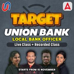 UNION BANK OF INDIA LOCAL BANK OFFICER 2024 | Online Live Classes by Adda 247