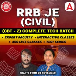 RRB JE - CIVIL Tech Complete Batch | Tamil | Online Live Class by Adda 247