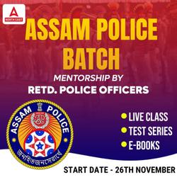 Assam Police November 2024 Batch | Online Live Classes by Adda 247