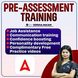 Pre-Assessment Training | Live Class By Udisha Ma'am By Adda 247 | Online Live Classes by Adda 247