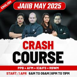 Crash Course | JAIIB MAY 2025 | PPB + AFM + IEIFS + RBWM | English Medium | Online Live Classes by Adda 247