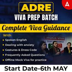 ADRE Viva Batch | Online Live Classes by Adda 247