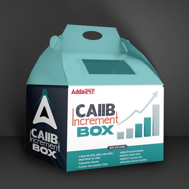 CAIIB INCREMENT BOX for Dec 2026 Exam (4 Books, Study Planner, Formula Sheet, PYQ Topics, etc)