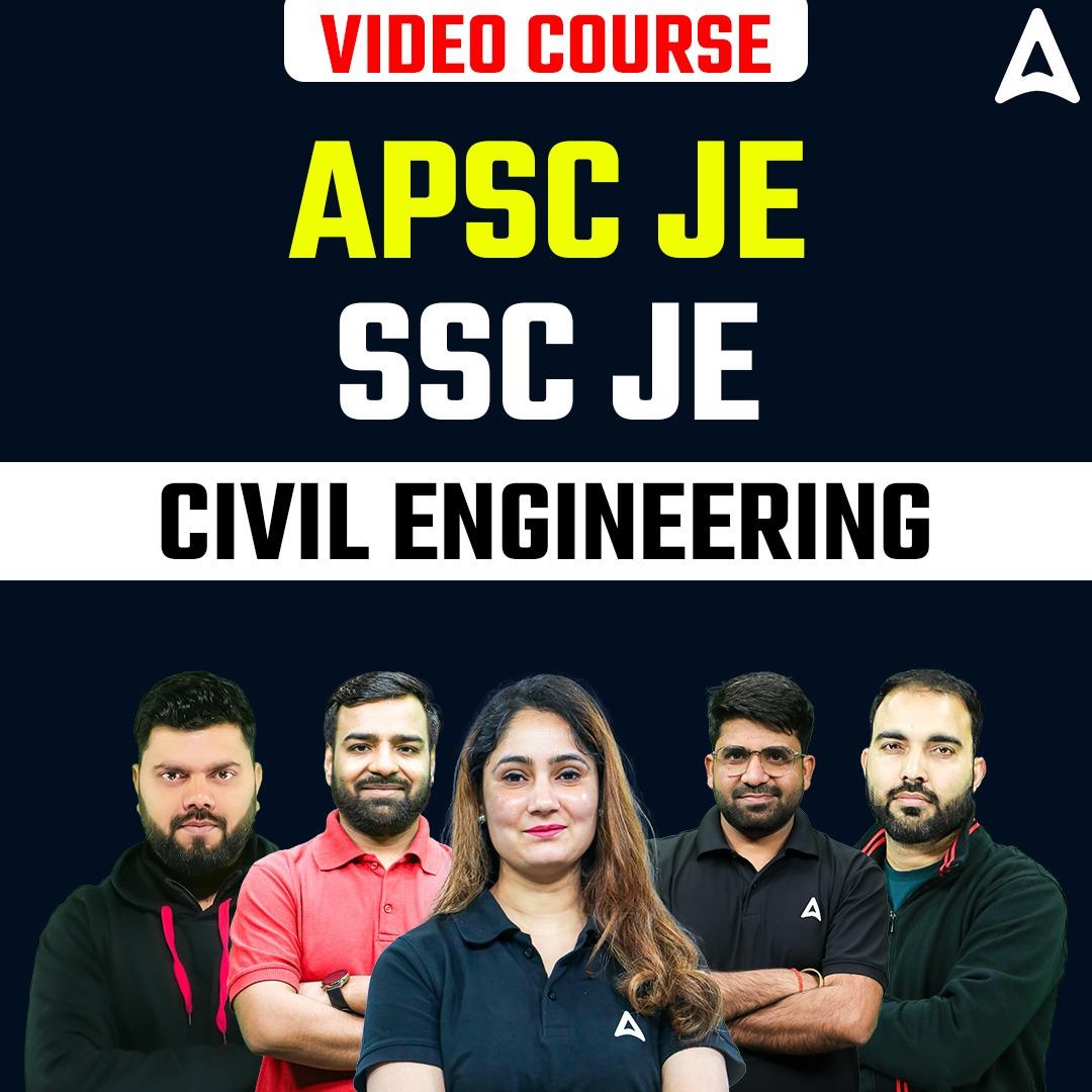 SSC JE 2025 Civil Engineering Video Course by Adda247