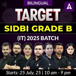 TARGET SIDBI GRADE B (IT) 2025 BATCH | Online Live + Recorded Classes by Adda 247