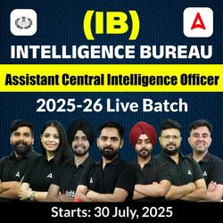 IB ACIO 2025-26 Live Batch | Bilingual | Online Live Classes by Adda 247