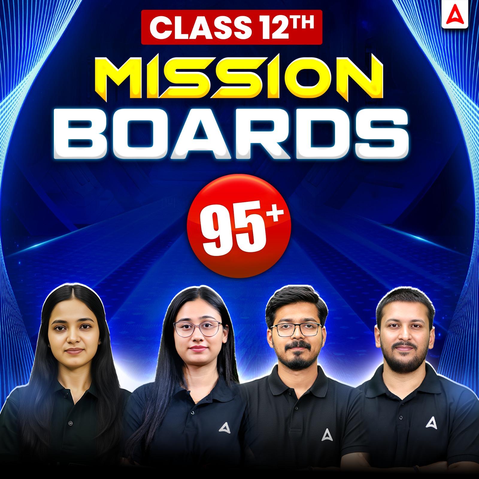 Mission Boards (Target 95+ Marks) - Free Question Practice Classes by NCERT Masters | Online Live Classes by Adda 247