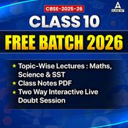 CBSE Class 10 FREE BATCH 2026 by Adda247