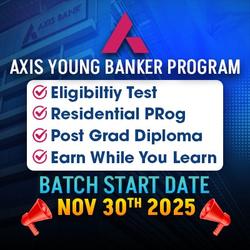 Axis Young Banker Program | Eligibility Test By Adda 247