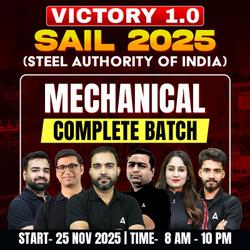 Victory – Steel Authority of India (SAIL) | Mechanical Engineering | Complete Live Batch | Online Live Classes by Adda 247