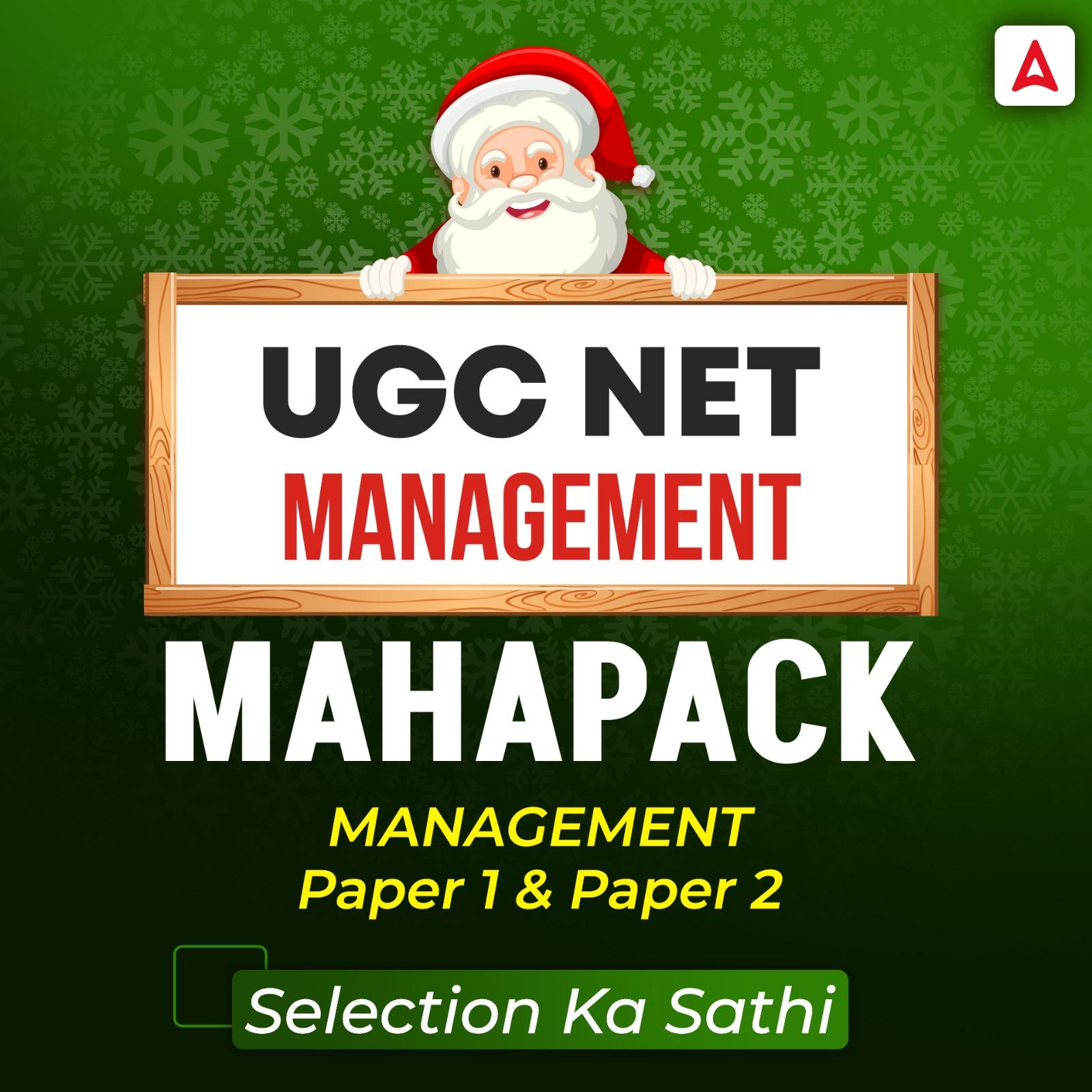 UGC NET MANAGEMENT MEGA PACK (LIVE CLASSES | TEST SERIES | VIDEOS)