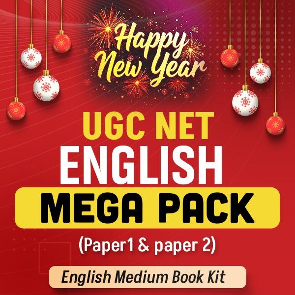 UGC NET ENGLISH MEGA PACK WITH ENGLISH MEDIUM BOOK KIT