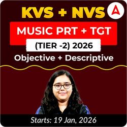 KVS + NVS | Selection Batch | Music PRT + TGT (Tier -2) 2026 | Online Live + Recorded Classes by Adda247
