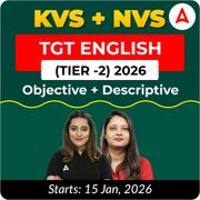 KVS + NVS | Selection Batch | English TGT (Tier -2) 2026 | Online Live + Recorded Classes by Adda247