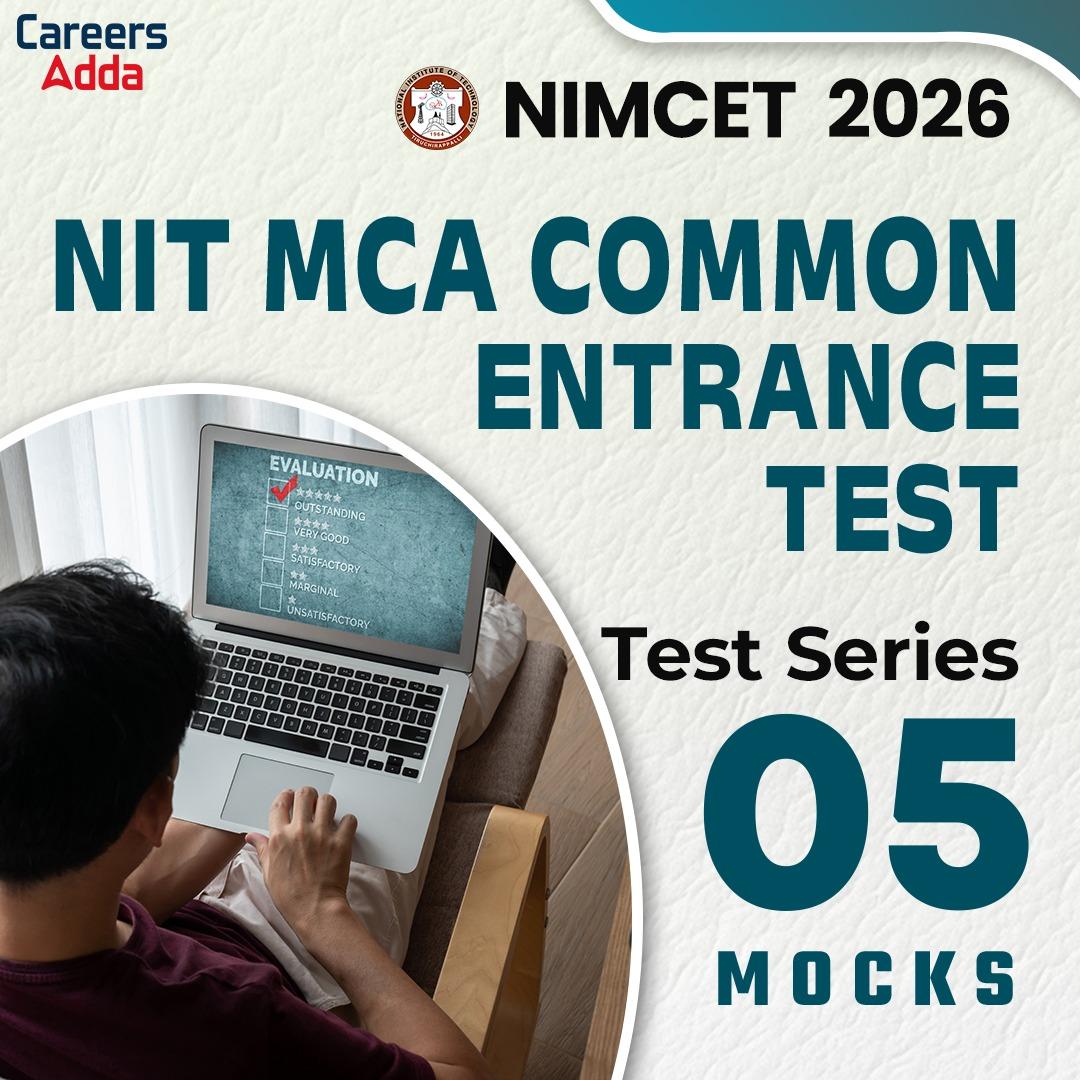 NIT MCA Common Entrance Test Series | 5 Mock Tests