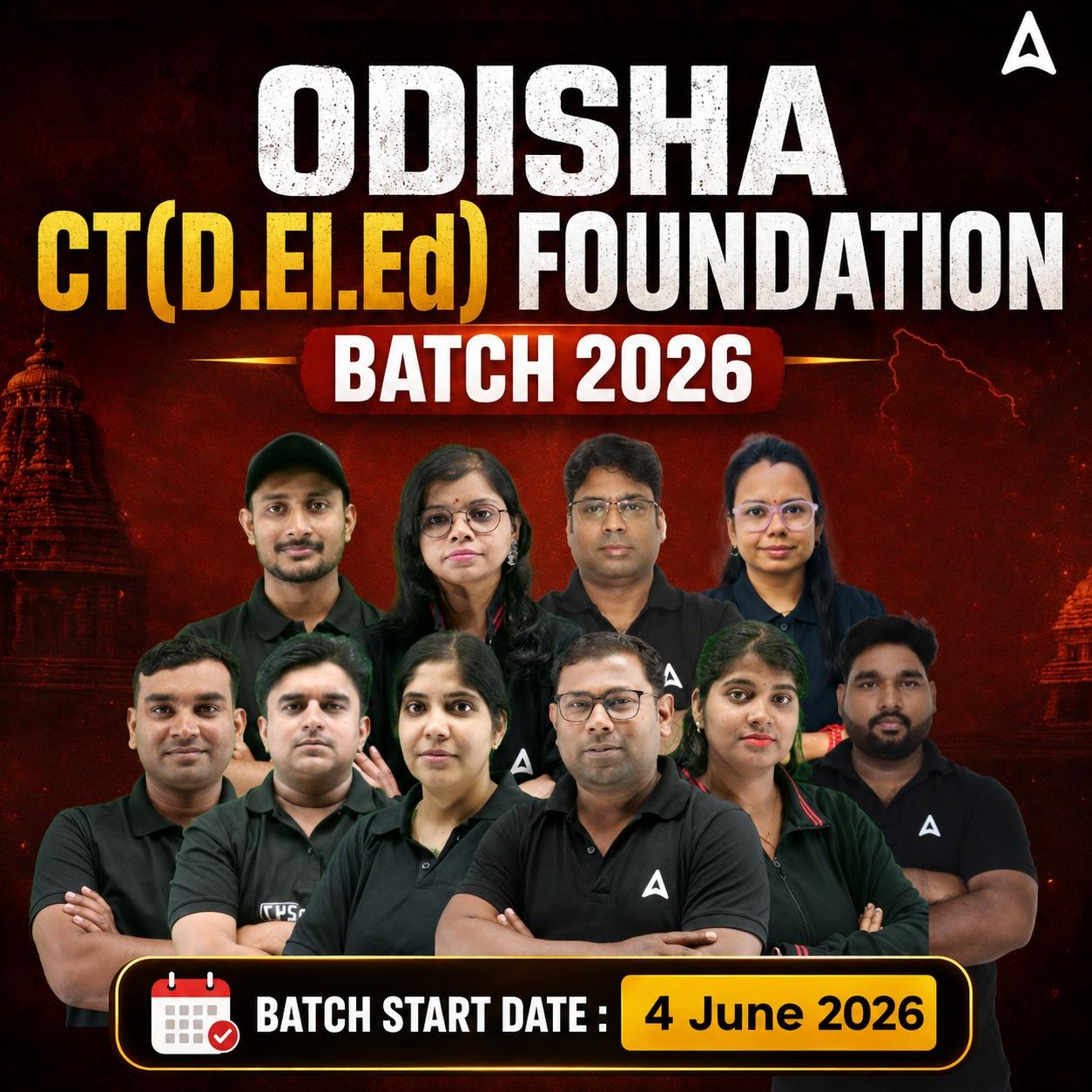 Odisha CT(D.El.Ed) Foundation Batch 2026 | Online Batch By Adda247 | Online Live Classes by Adda 247