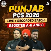 Punjab PCS 2026 Live + Recorded Batch | Register A-II and C | By Adda247